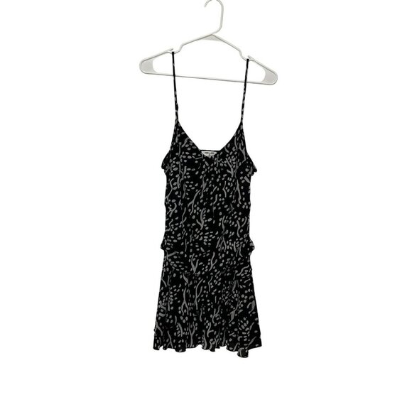 Diane Von Furstenberg by Target Black & White Spaghetti Strap Women's Mini Dress - Picture 5 of 9